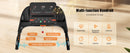Treadmills for Home, 2.5HP Quiet Folding Treadmill with Heart Rate Sensor,  300lbs Weight Capacity, 7.5MPH, Incline Treadmill With USB Charge Station For Android & Bluetooth Speaker, 6 Shock-Absorbing