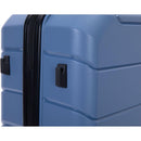 Hardshell Suitcase Spinner Wheels PP Luggage Sets Lightweight Durable Suitcase with TSA Lock,3-Piece Set (20/24/28), Blue