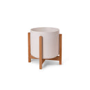 1st Generation, Solid Goods Ceramic Cylinder– With or Without Square Mahogany Stand (FINAL SALE)