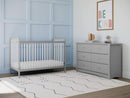 Crescent 6 Drawer Dresser Pebble Gray Nursery Organizer
