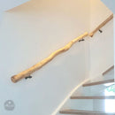 Driftwood Handrail (8–13 FT) | Rustic Coastal Stair Railing