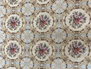 Chinese Needlepoint Rug 8x11, Handmade Wool Needlepoint Carpet, Vintage, Sky Blue