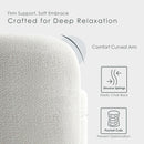 Nimiane Boucle 3 Piece Sofa Set Off White Modern Collection