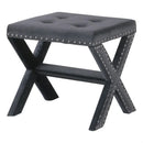 Upholstered Accent Bench With Nailhead Trim