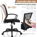 Ergonomic Mesh Office Chair With Adjustable Lumbar Black