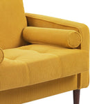 Mid Century Modern Oversized Corduroy Accent Chair