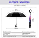 49 To 56 Inch Inverted Umbrella With C Shape Handle