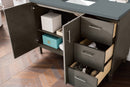 James Martin Metropolitan 48" Dual Mount Single Bathroom Vanity, Silver Oak