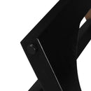 ACACIA SOLID WOOD SIDE TABLE,BROWN & BLACK COLOR