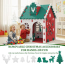 Holiday Season Kids Indoor Outdoor White EVA Playhouse