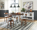 Rustic Farmhouse 24.5 Inch Counter Height Swivel Bar Stool
