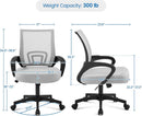 Ergonomic Mesh Office Chair With Lumbar Support Grey