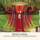 Portable Tabletop Patio Heater 11000 BTU Red Outdoor