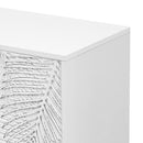 U-Can 47.2'' Modern TV Stand, Entertainment Center Media Console with 2 Spacious Storage Space, Solid Wood Legs and Anti-tip Device For Living room, Up to 43''