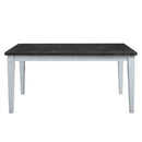 Lanton - Dining Table - Natural Marble & Antique White