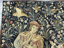 Vintage Belgium Tapestry 4x5, The Concet Musicians, Green