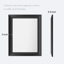 Black Metal Framed Bathroom Mirror 36x36 Inch Wall Mounted