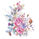 Roses on White Background  Wallpaper