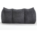 Soft beanbag chair with high resilience foam core for two people. The comfortable square recliner sofa is ideal for family members and friends engaged in games, reading, watching TV
