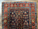 Antique Persian Tribal Rug 4x6, Kurdish Rug