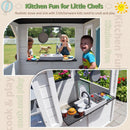 Weatherproof Cedar Outdoor Playhouse With Dutch Door