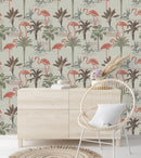 Hand Drawn Flamingos Wallpaper