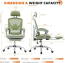 Green Ergonomic High Back Mesh Office Chair Lumbar Support