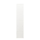 Freestanding Closet System,  Stand-Alone Wardrobe with 6 open Shelves,74.8'' Heigh Closetwith 1 Wood Drawers, Wood Walk-in Closet with 2 Hanging Rod, White
