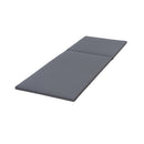 LOUNGE CHAISE SET,SPACE AVAILABLE ON ONE SIDE, ACACIA WOOD WITH WATER-RESISTANT LOUNGE CUSHIONS (Dark Grey/ & 2 INCH THICK) - MATCHING CREAM/LEAF COCONUT VERSION AVAILABLE