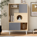 Furniture style Modern cat Bookcase Cat tree shelves with Storage