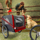 Outdoor Heavy Duty Foldable Utility Pet Stroller Dog Carriers Bicycle Trailer