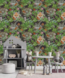 Elegant Dark Wallpaper for Nursery