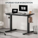 Electric Height Adjustable Standing Desk 48 X 24 Black
