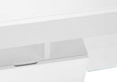 TV Stand, Console, Media Entertainment Center, Storage Cabinet, Glossy Contemporary & Modern - White