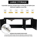 48" Floating Wall-Mounted Bathroom Vanity & Soft-Close Cabinet Door, KD-Package