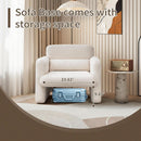 33Inch Sherpa Upholstered Accent Chair With Armrests
