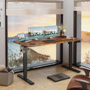 Electric Height Adjustable Standing Desk 55 X 24 Inch With Memory Presets