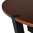 ACACIA SOLID WOOD COFFEE TABLE,BROWN & BLACK COLOR