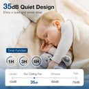 52 Inch Ceiling Fan With Light Remote Control Dimmable LED