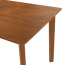 Mid-century Modern 47 inch Dining Table, Space-Saving Dinette for Home, Kitchen, Apartment, Rubberwood Legs