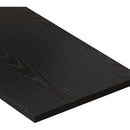73 Inch Tall Bookshelf Black Wood Grain Living Room