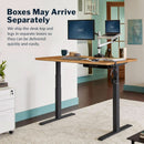 Electric Standing Desk 60 Inch With Butcher Block Top