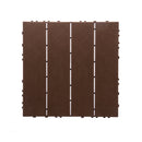 76-Pack 11.42'x11.42' Plastic Interlocking Deck Tiles - 68.80 Sq.Ft Outdoor Plastic Flooring  Super Durable & Waterproof  All-Weather Indoor/Outdoor Use  Eco-Friendly Non-Toxic Material