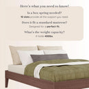 Full Size Dark Brown Platform Bed Frame Durable Quality
