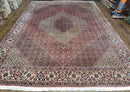 Persian Bijar Rug 8x11 - Herati Mahi Pattern