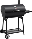 30 Inch Barrel Charcoal Grill With 627 Square Inches Cooking Space