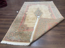 Persian Kerman Rug 6x9, Pastel Colors, Semi Open Field