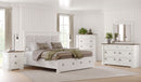 Kingston - Landscape Mirror - Whisper White And Cerused Nutmeg