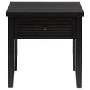Concord 1-drawer Square End Table Distressed Java