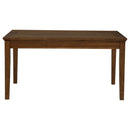 Atwood Rectangular Wood Dining Table Warm Brown